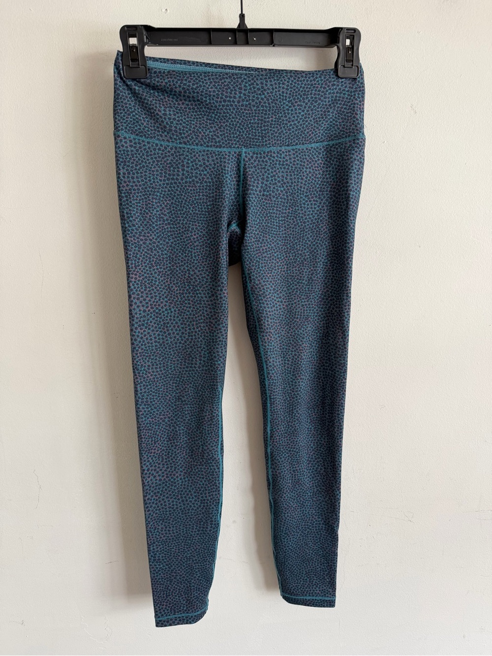 Prana Teal Microprint Leggings